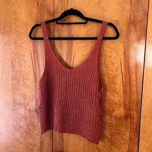 Women’s Crochet Cropped Tank